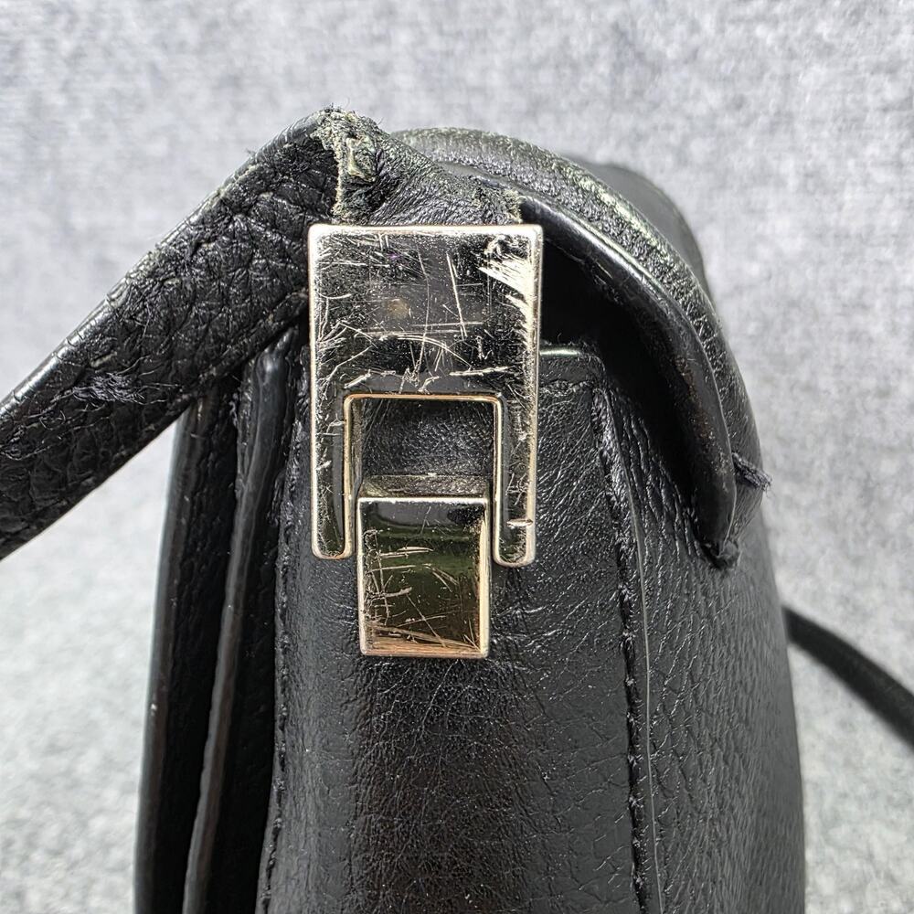 Kate Spade Crossbody Bag Womens Small Black Pebbled Cow Leather Shoulder Purse - Picture 6 of 16